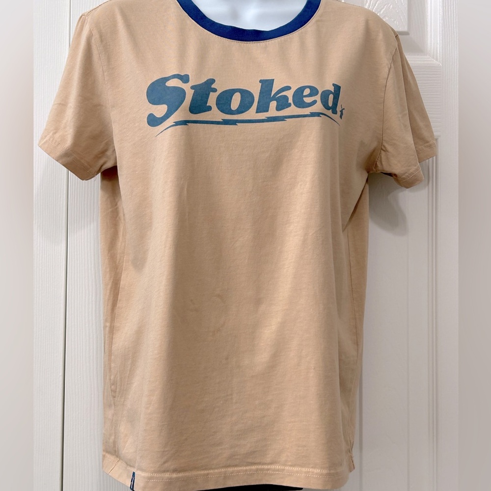 Dutch bros Stoked T shirt cotton medium unisex